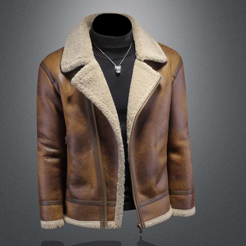 남자가죽무스탕 남성 양털 코트 129,400원