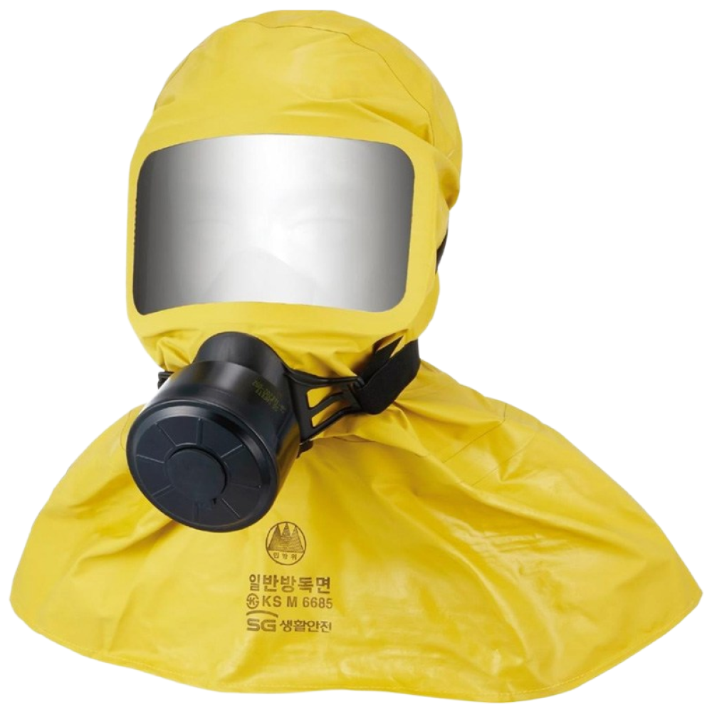 [SG생활안전] 일반방독면(화생방마스크) SG1000HC / 두건형 54,920원