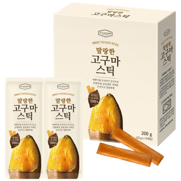 리치팜너트 말랑한고구마스틱 20g 16,000원