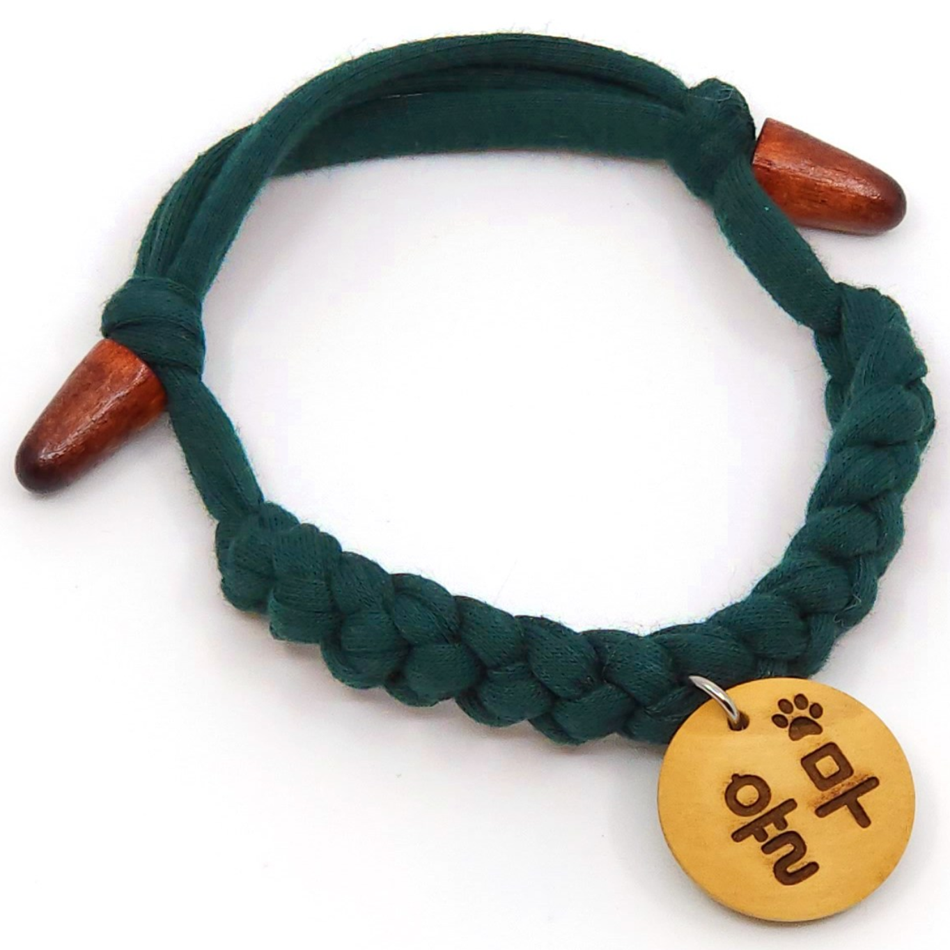 강아지 고양이 반려동물 목걸이 이름표 인식표, 쫀득112.-파인그린, 1세트 14,900원