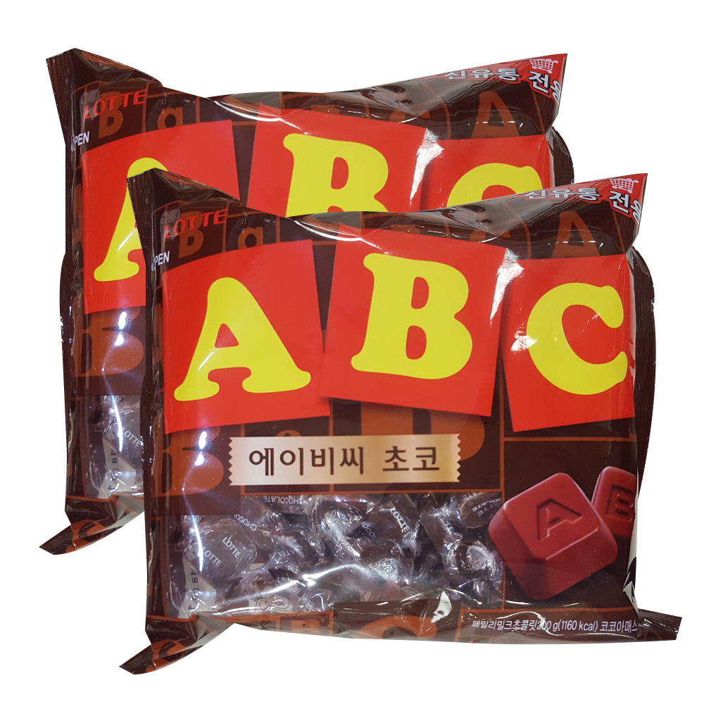 롯데 ABC초콜릿 200g x 2개 초콜릿, 200g, 2개 13,310원
