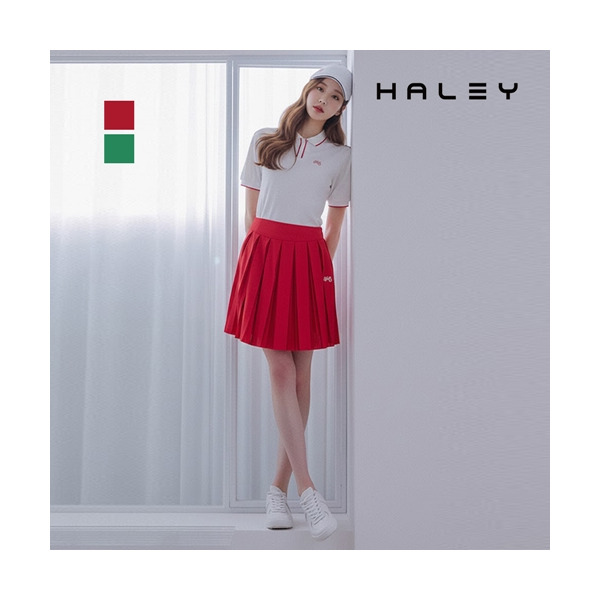 [헤일리] 골프 여성 이중 맞주름 큐롯 스커트 HUCWK1218 37,600원