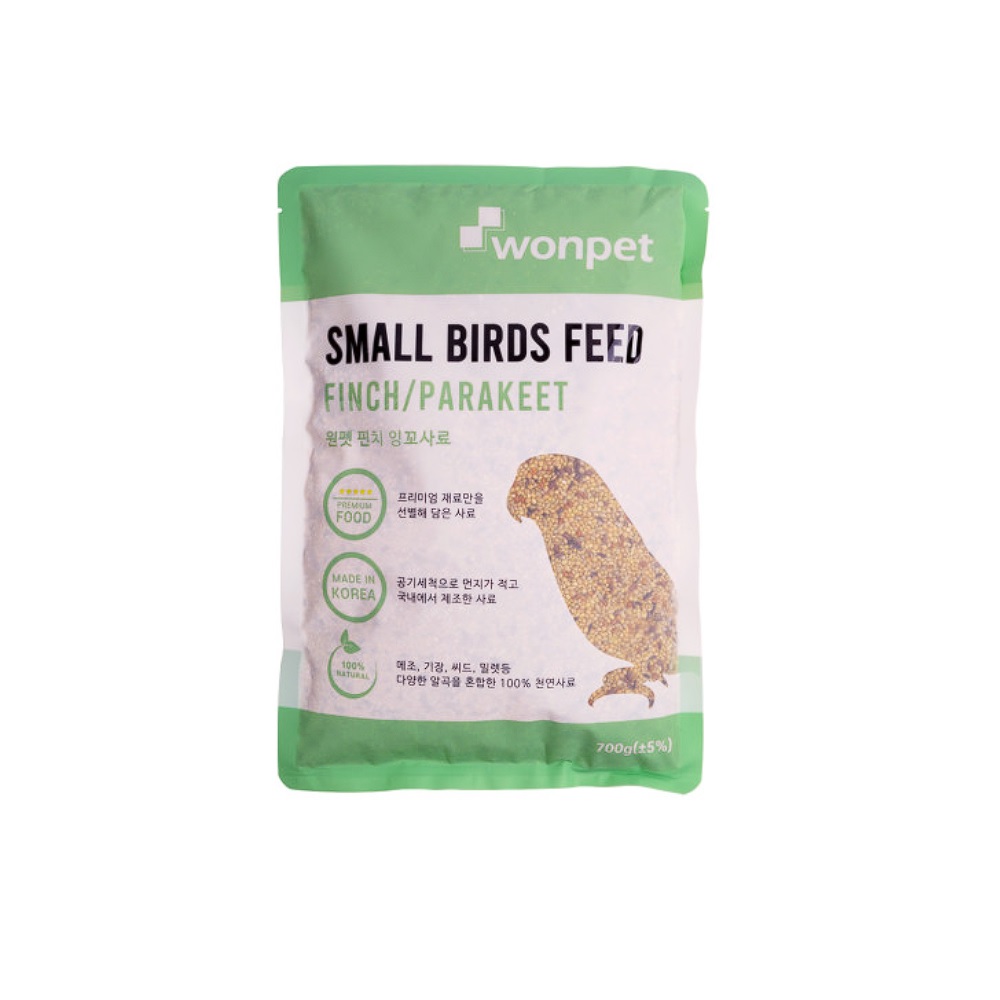 WP 잉꼬, 휜치, 백문조,사자나미 소형새모이 700g 사료 3,130원