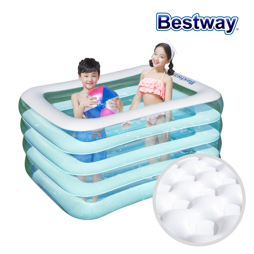 BW_54411 4단투명블루엠보싱목욕풀장 26,160원