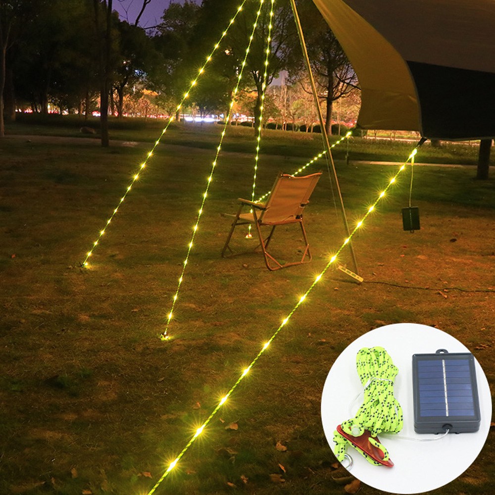 HK sell 스타로프 태양광 LED 스트링가드 타프 텐트 줄 끈 로프 캠핑 용품 9,800원