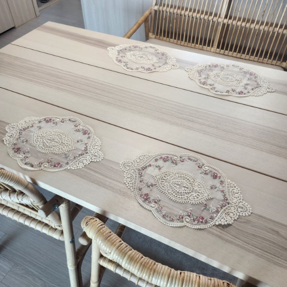 자수 레이스 테이블 매트 식탁 꾸미기 17,800원