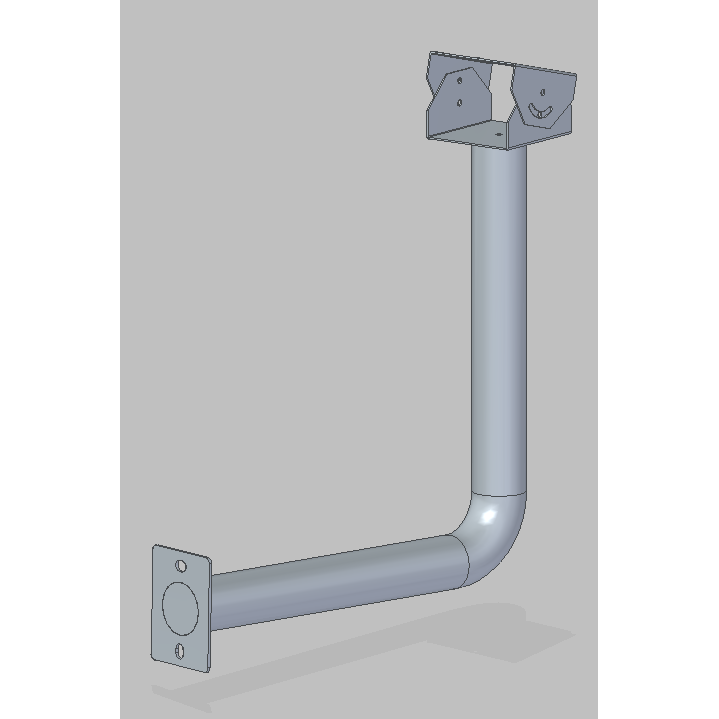 CCTV폴대 벽부형 ( 벽면부착형 ) 60,000원