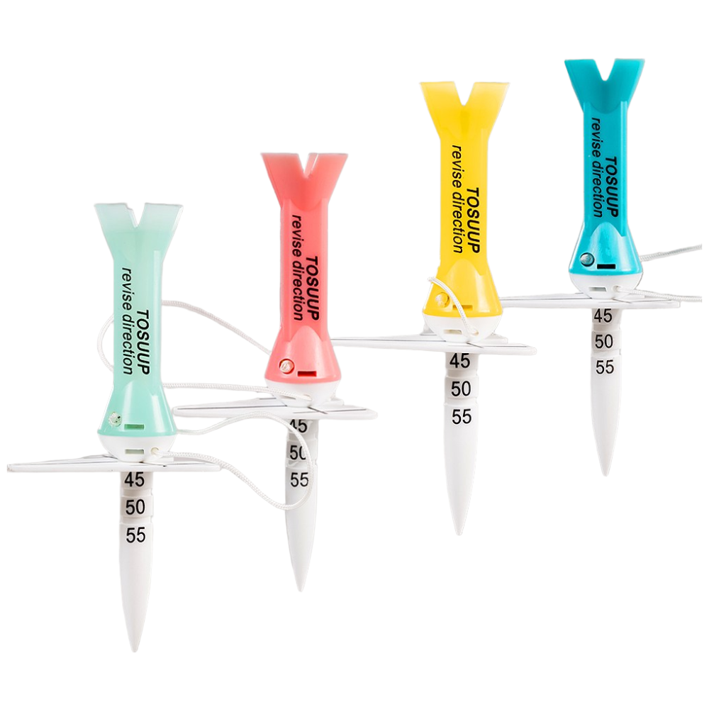 WPG TOSUUP 골프티꽂이 높이조절 볼마크 에이밍 컨트롤 숏티 티꽂이 골프티걸이, 4컬러, 1세트 19,830원