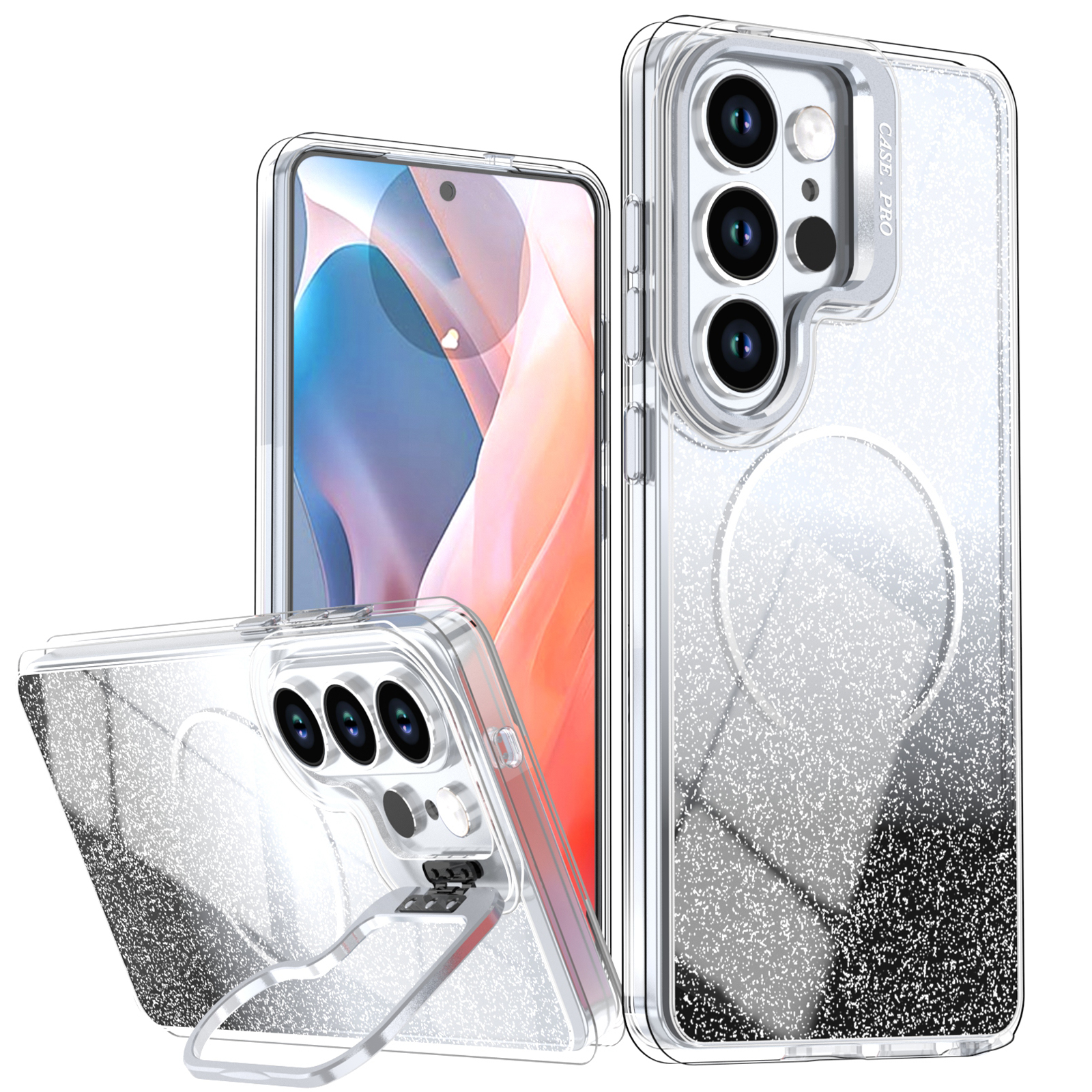 AYOUOK 적용 갤럭시 S26울트라 케이스 낙상 방지 카메라 윈도 보호 투명 그러데이션 X-S26USJK2233 29,900원