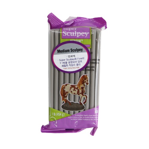 슈퍼스컬피 미듐블랜드(연회색) 폴리머클레이 454g JSSSMED1 23,600원