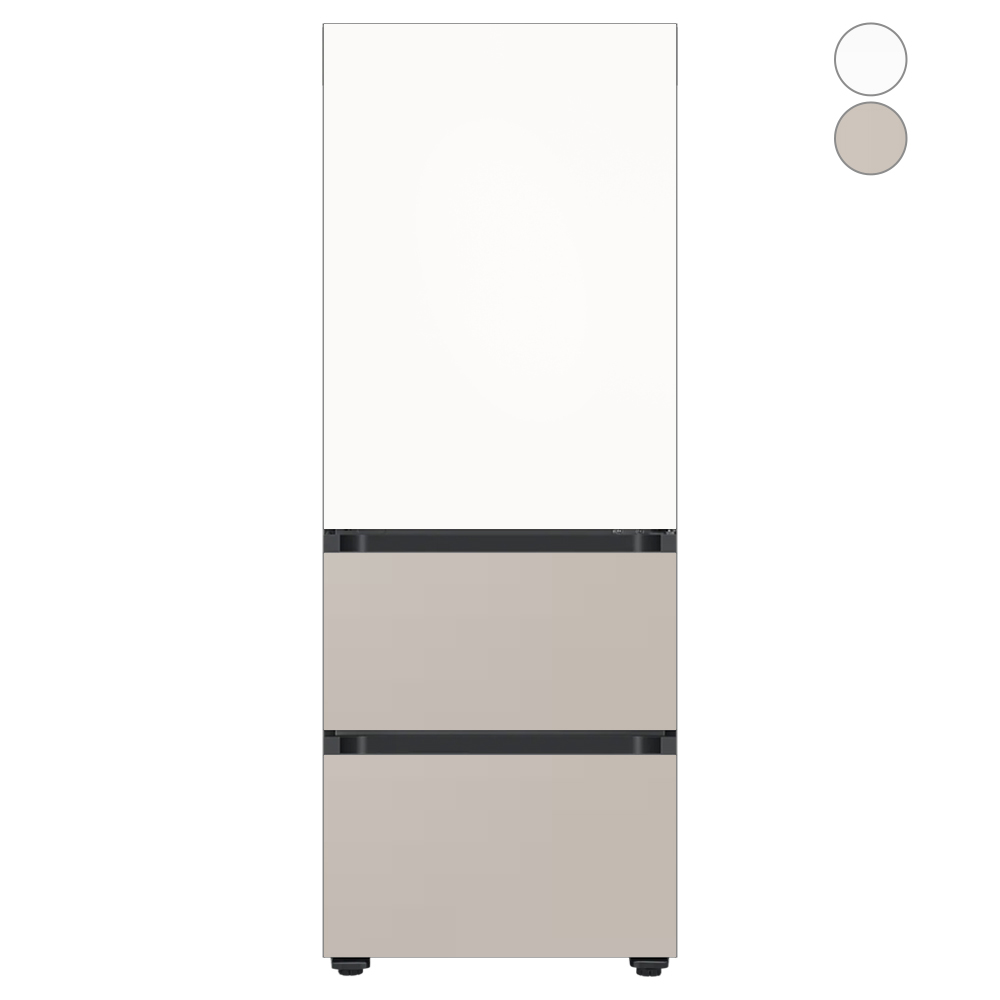 [색상선택형] 삼성전자 BESPOKE 김치플러스 313L 3도어 냉장고 키친핏 방문설치 1,418,650원