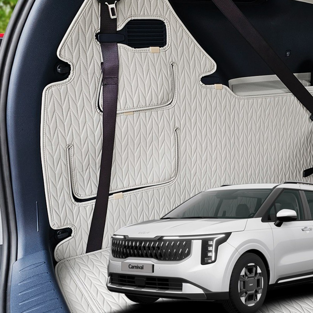 카토피아 2026 2026 카니발 4세대 페이스리프트 가죽 트렁크사이드 커버 스크래치 방지 보호 몰딩 KA4 용품, 9인승 79,000원