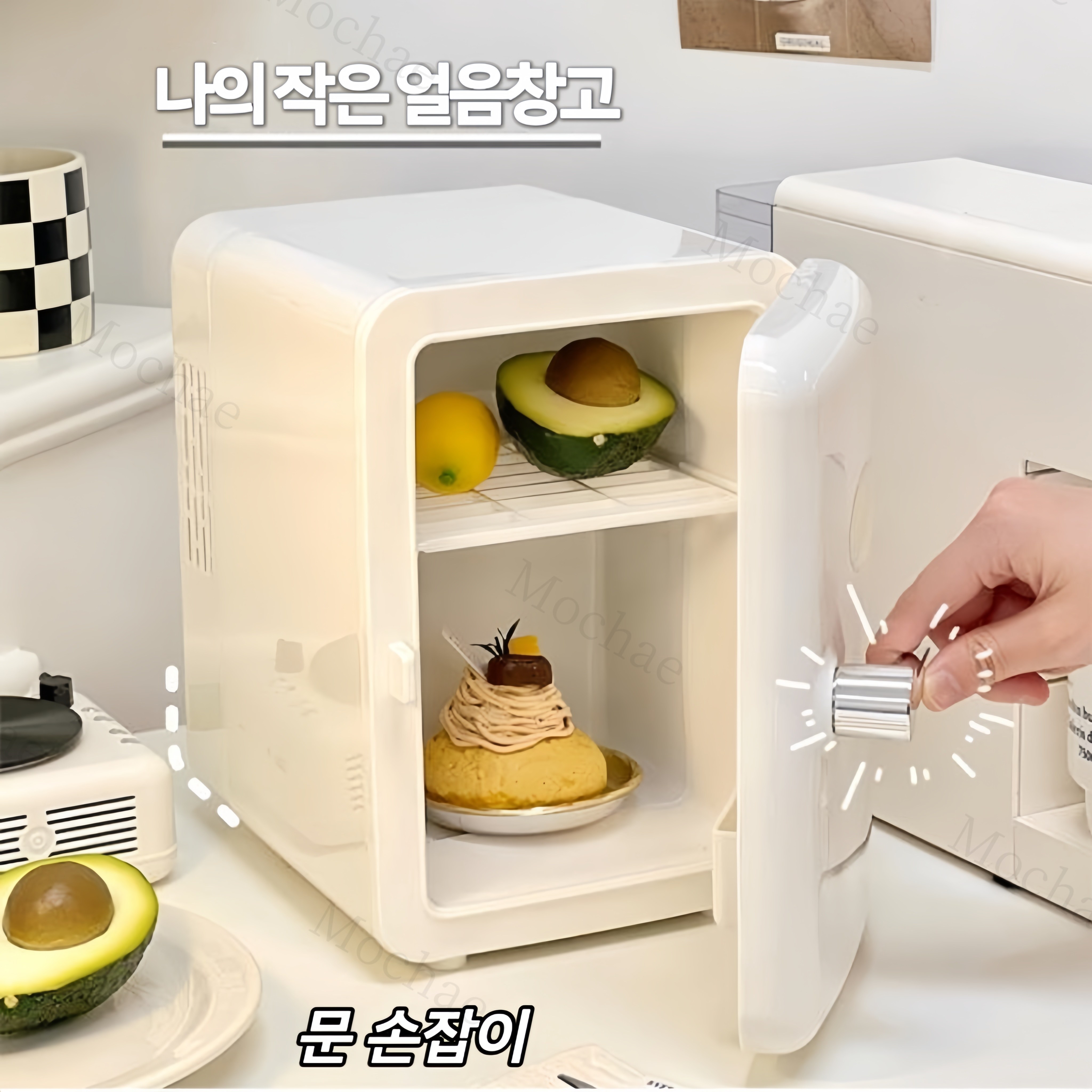 Mochae 미니냉장고 화장품냉장고 휴대용 냉온장고 이동식 차량용 가정용 소형냉장고 4L 44,690원