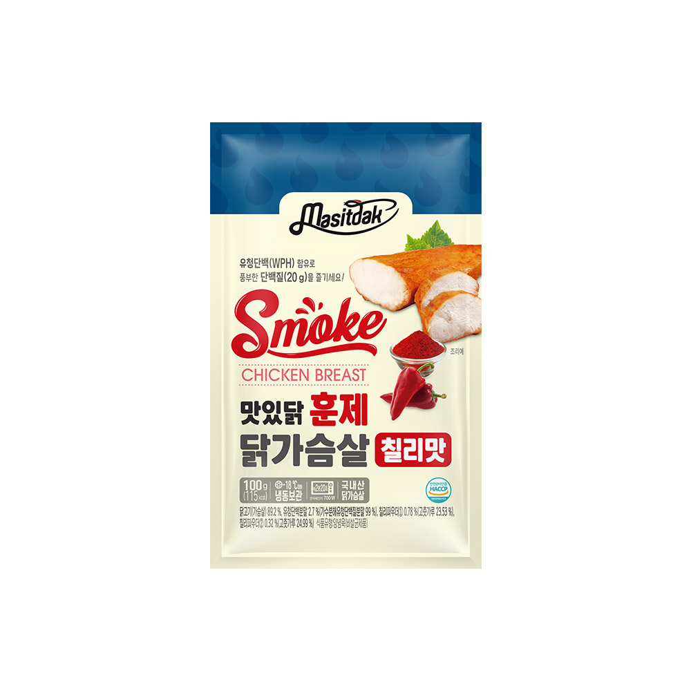 [랭킹닭컴] 맛있닭 훈제 닭가슴살 3종 50팩, 100g, 50개 95,000원