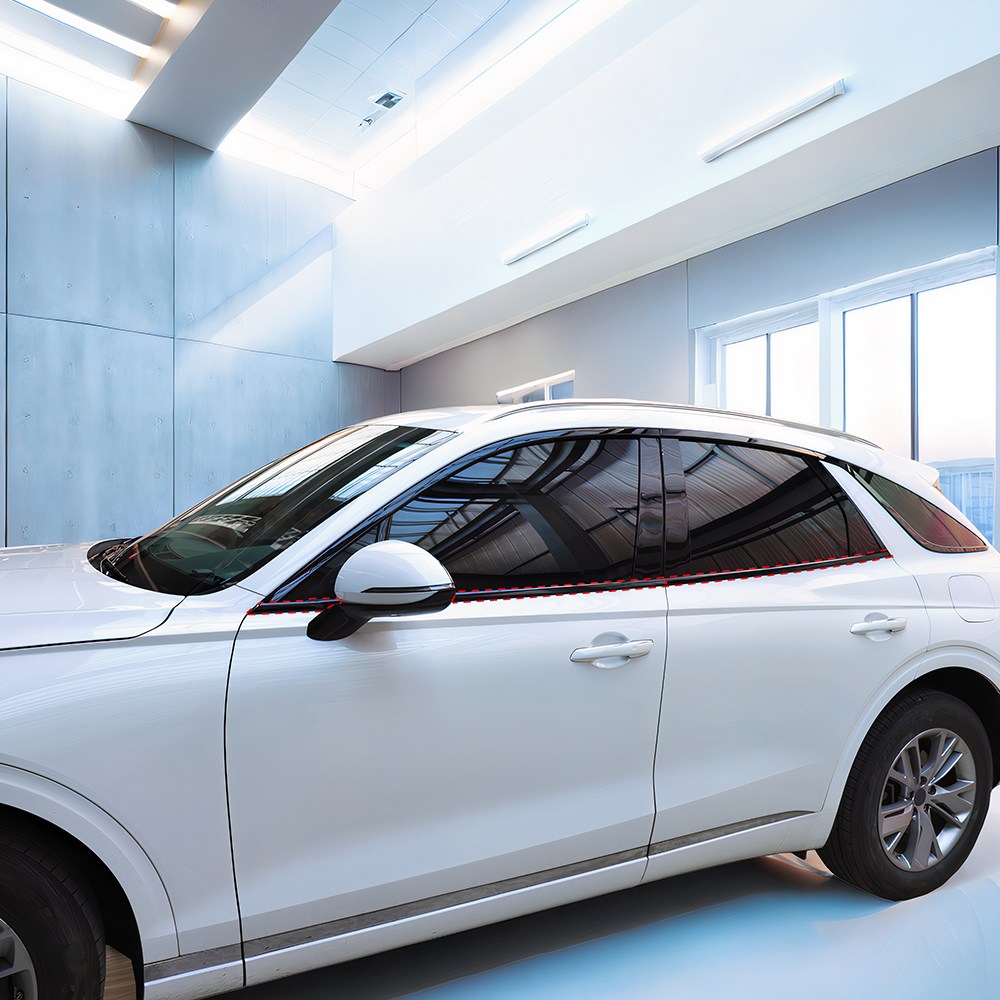 유투카 호환 GV70 페이스리프트 튜닝 윈도우 몰딩 커버 크롬 죽이기 용품, 윈도우, 현재가 63,900원