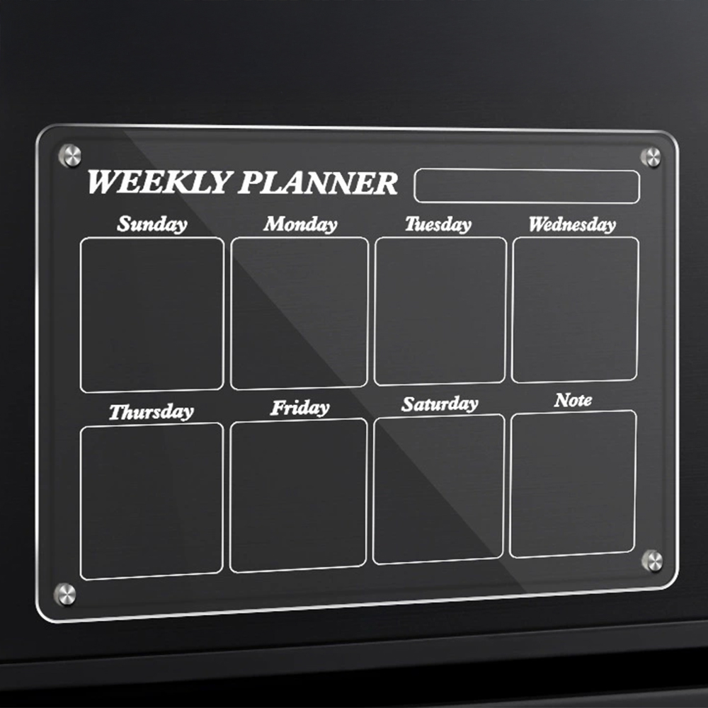 마메 붙이는 투명 자석보드 냉장고 메모보드 주간, 아크릴 9,000원