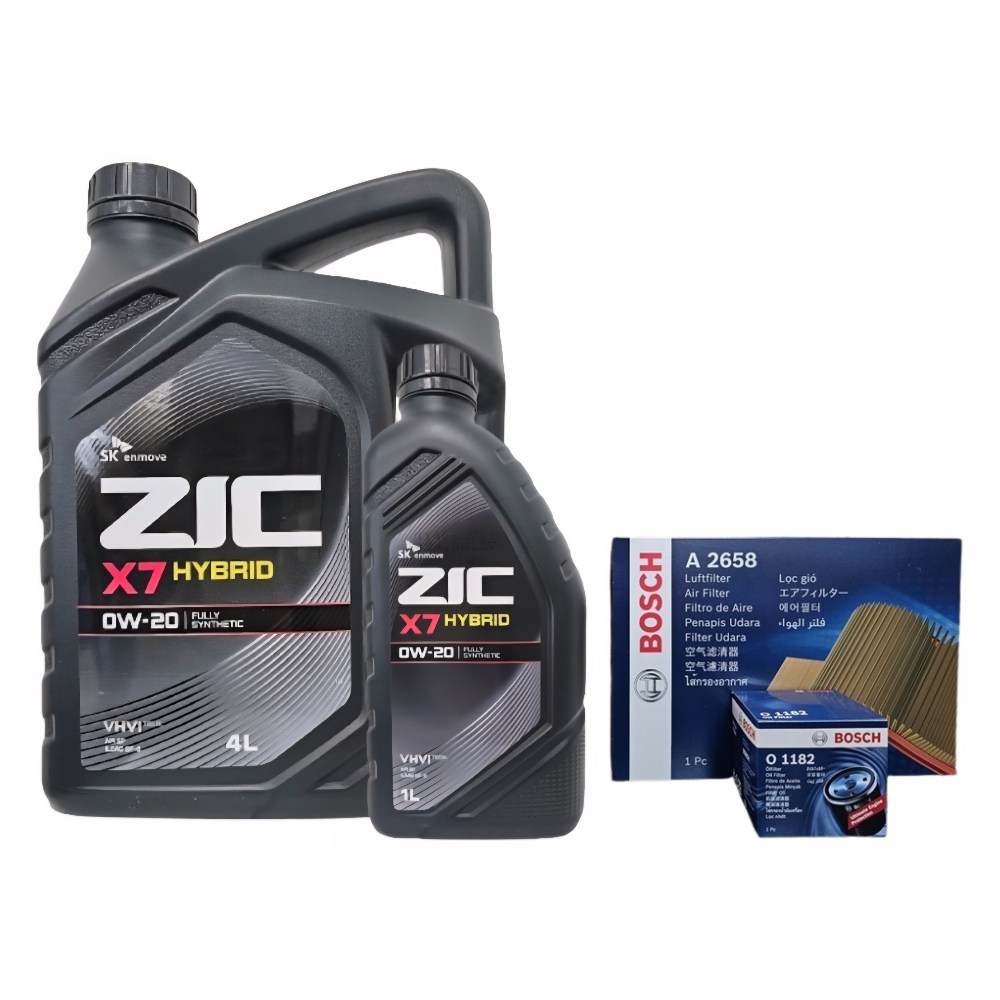 그랜저 [IG] 2.4 HEV 하이브리드 (2017~2021), 지크 하이브리드 0W20 4리터 + 1리터 + 보쉬필터세트 55,000원