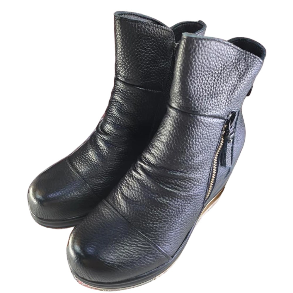 우아슈 기모 소가죽 부츠 여성 겨울 털 방한화 810 54,800원