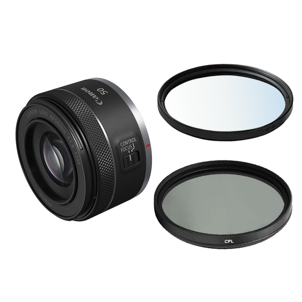 캐논 RF 50mm F1.8 STM / UV + CPL 필터 309,000원
