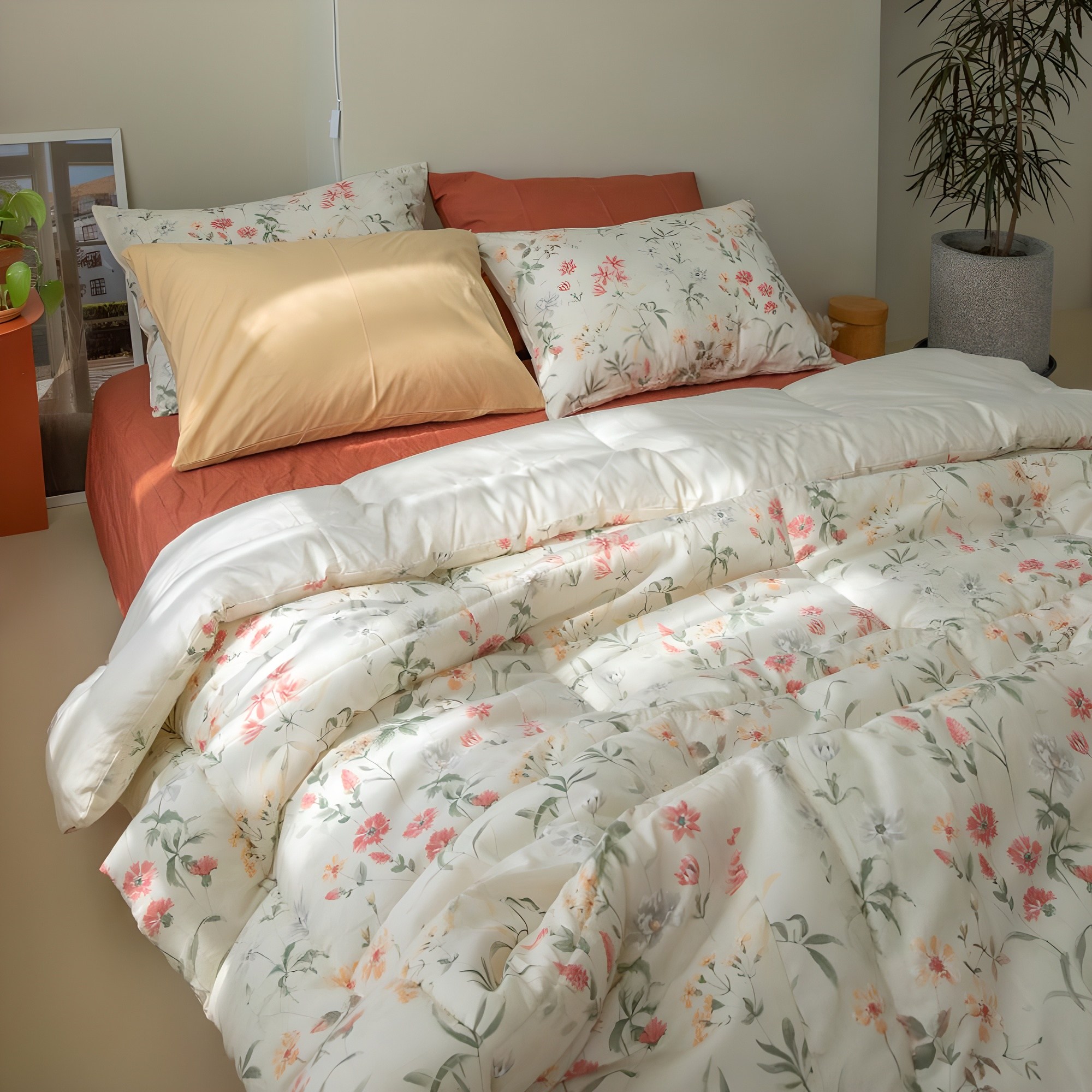 바자르 국내생산 모로코 광목워싱 차렵이불 57,900원