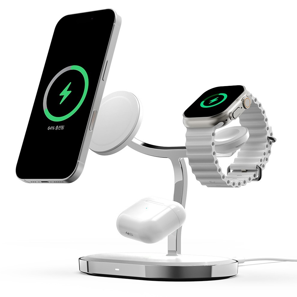 아트뮤 3 in 1 애플 MFM 맥세이프 고속 무선 충전기 MC320 59,700원