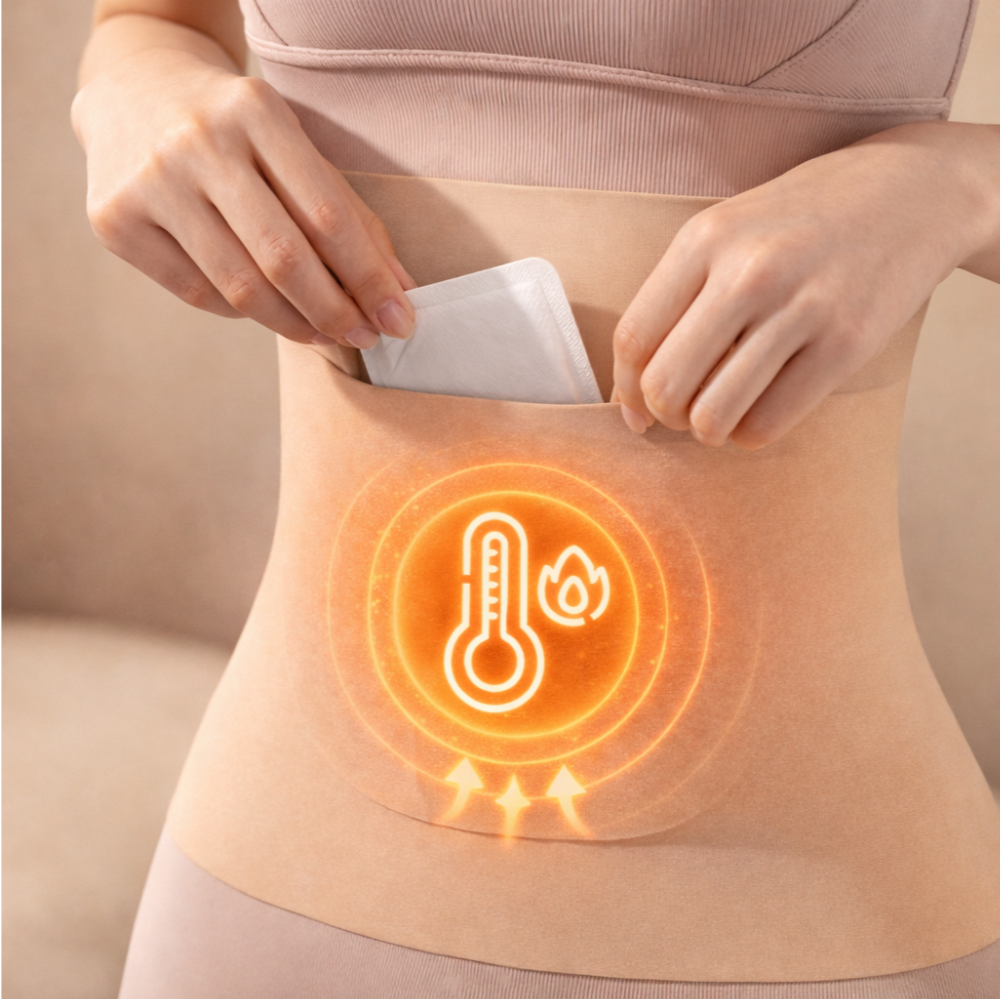 그날엔 남녀공용 허리복대 핫팩 주머니 있는 포켓형 보온 허리 보호대 배워머 복대 2P 6,940원