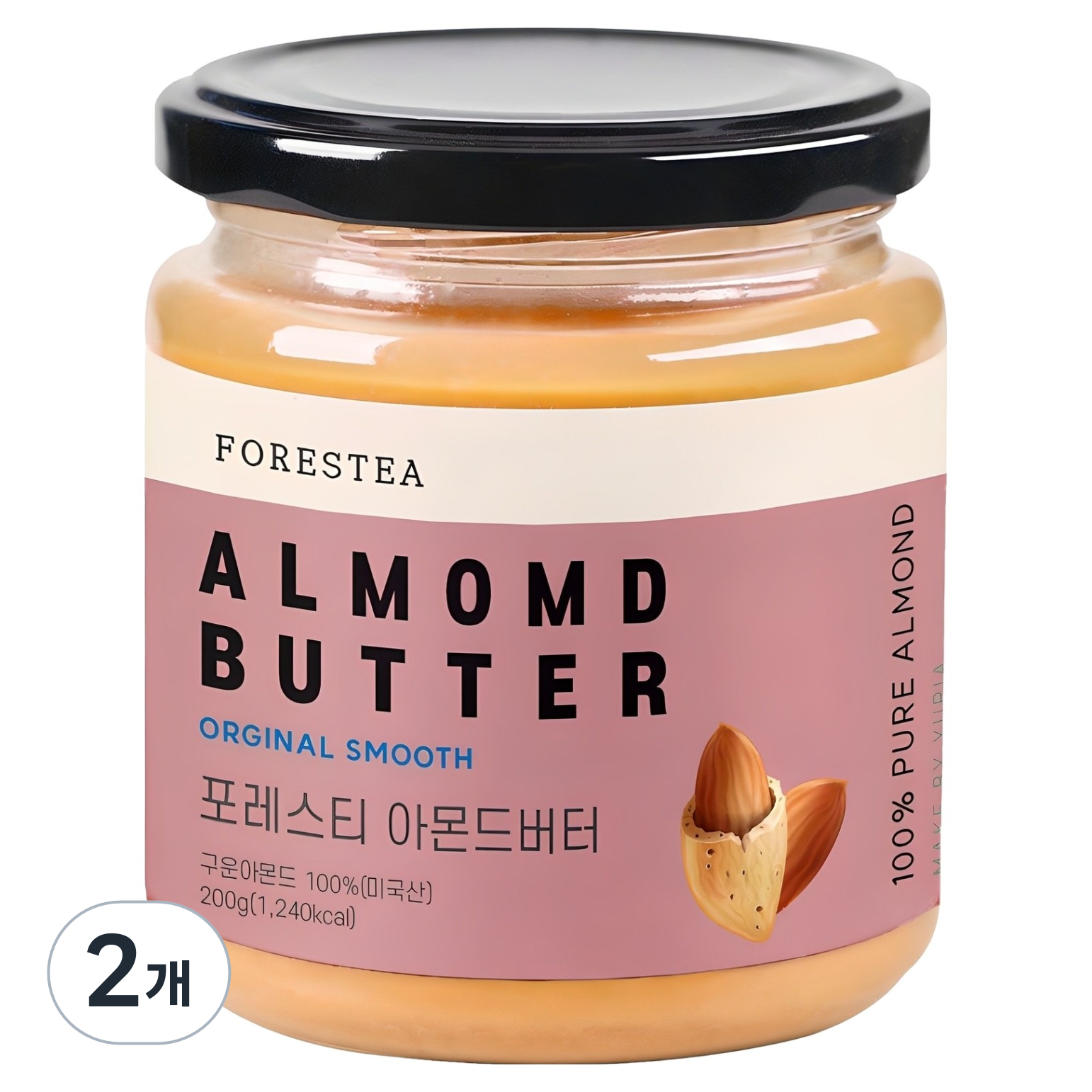 유리아 포레스티 아몬드버터, 2개, 200g 13,910원