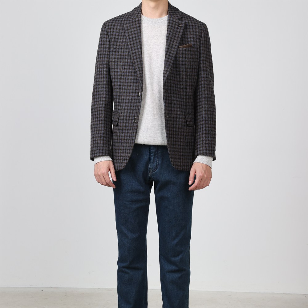 본사 직영 신상 할인 런던포그 브라운멀티 하운드투스 자켓 LPWJA795 29 200,000원