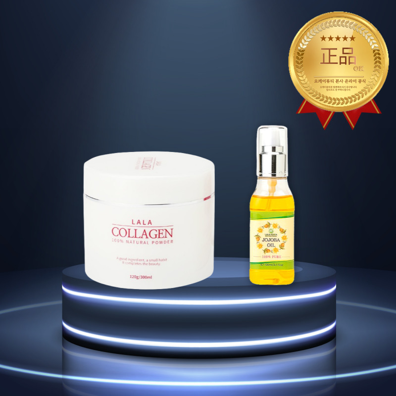 라라코리아 라라콜라겐 파우더 120g + 호호바오일 100ml 99,000원