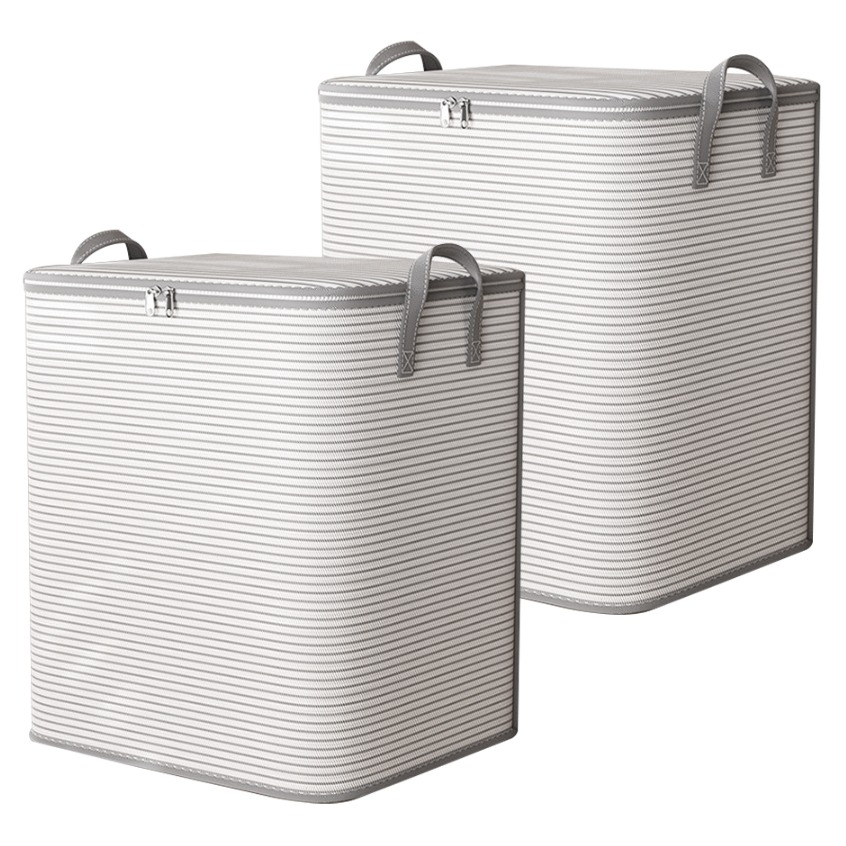 메이크마인 대용량 이불 옷 의류 패브릭 정리함, 그레이, 2개 11,510원