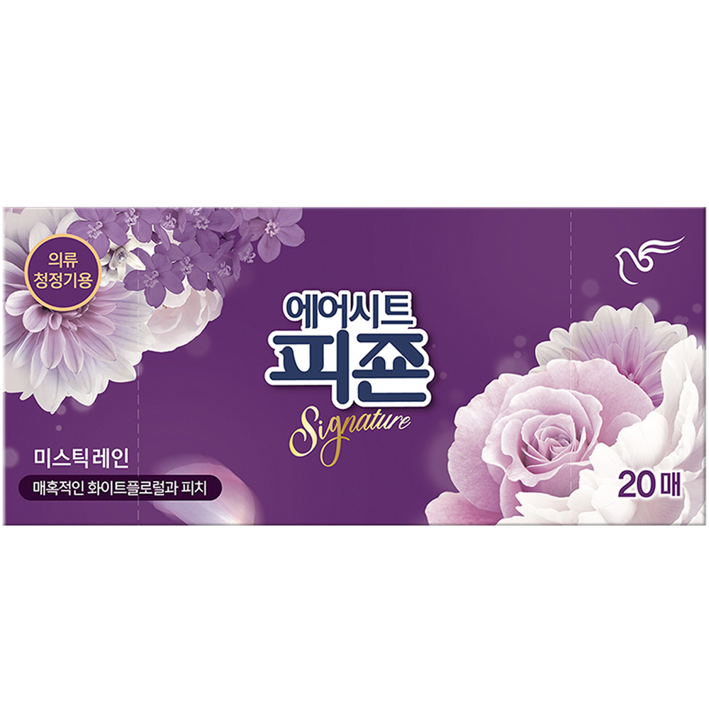 피죤 스타일러 에어드레서 의류관리 시트 섬유유연제 미스틱레인 본품 6,500원