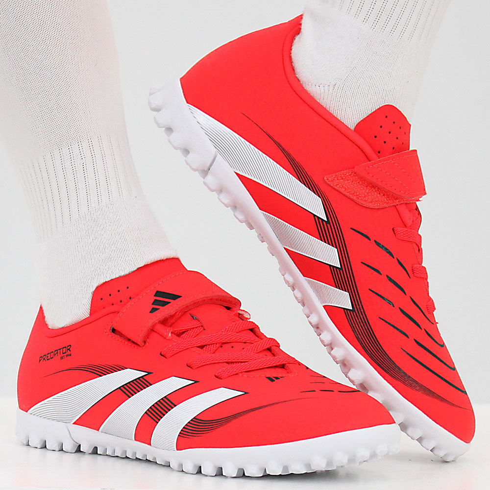 아디다스 주니어 스트랩 찍찍이 축구화 키즈 TF 터프화 인조잔디용 맨땅용 여성 풋살화 어린이 고무줄 끈 축구신발 34,000원