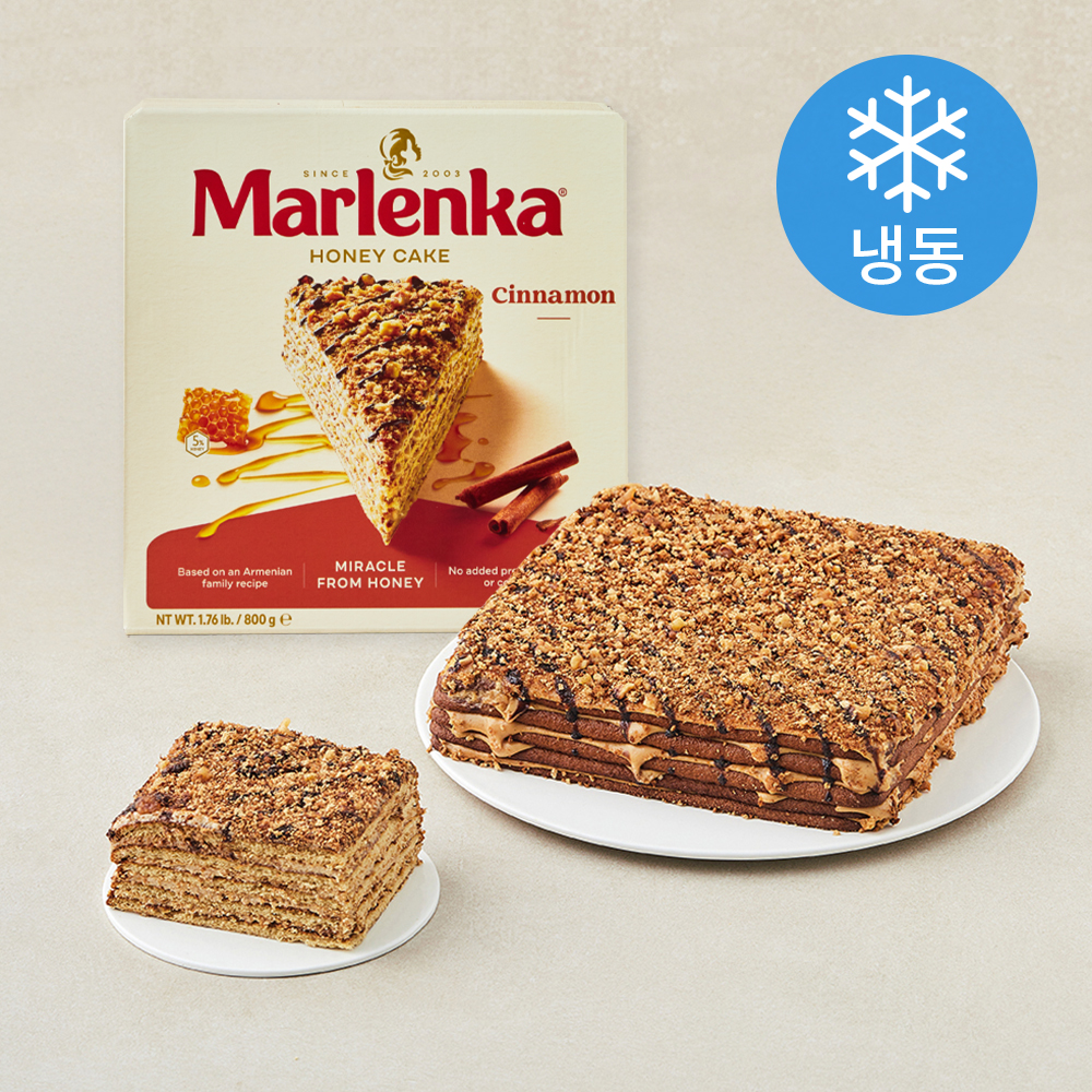[로켓프레시] 말렌카 시나몬 허니 케이크 (냉동), 800g, 1개 31,500원