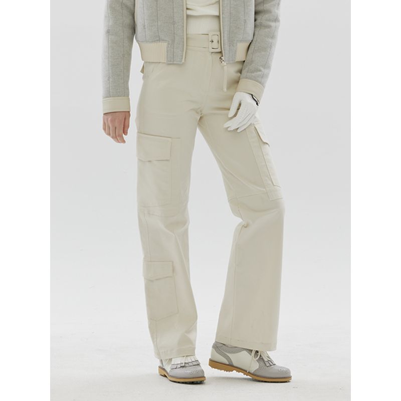 세인트나인 여성 와이드 카고 팬츠 IVORY 114,960원