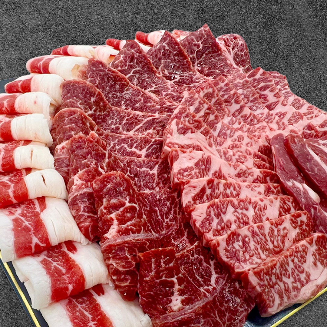 따봉프레시 황제 소고기 세트 꽃갈비살 살치살 갈비살 늑간살 부채살 우삼겹, 1세트, 800g 39,890원