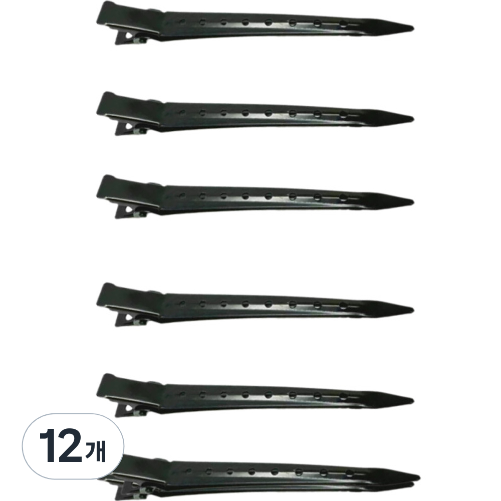 아이코어스 헤어집게핀 9cm, 블랙, 12개 5,000원