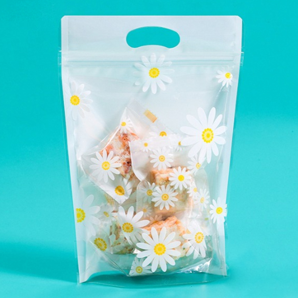 드라마벨류 스탠딩 손잡이 지퍼백 데이지, 현재가 5,800원