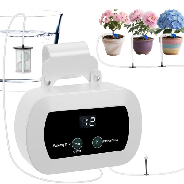 루이시아 자동 드립 관개 키트 타이머 포함 10개 화분용 셀프 워터링 시스템 DIY 식물 급수기 세트 정원 높이 침대 파티오 잔디 온실 72,100원