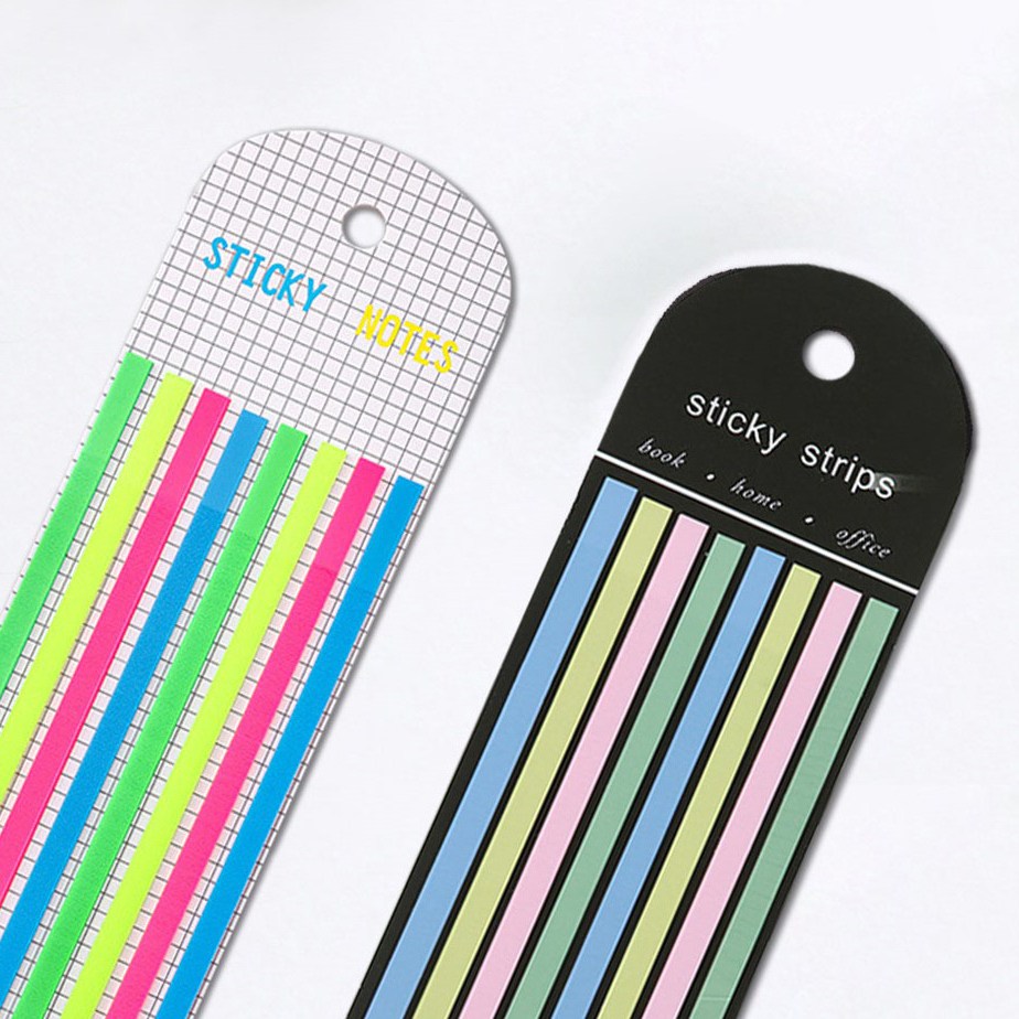 밑줄 스티커 투명 반투명 포스트잇 롱 인덱스 얇은 하이라이터 플래그 책 북마크 형광 2,500원