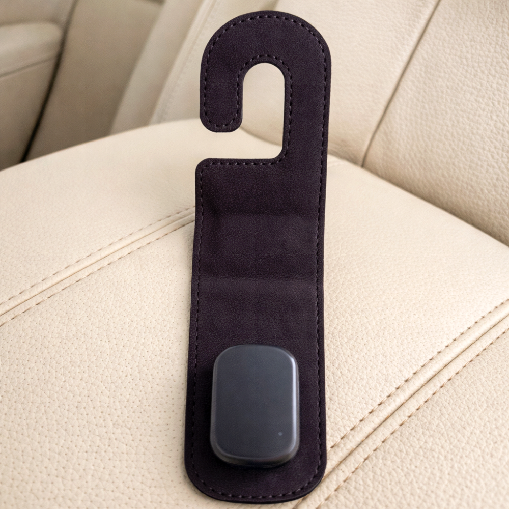 아로미살롱 공식 차량용 가방걸이 헤드레스트 후크 2P 세트 자동차 수납 걸이 뒷좌석 옷걸이 쇼핑백 정리, 브라운, 1세트 23,000원