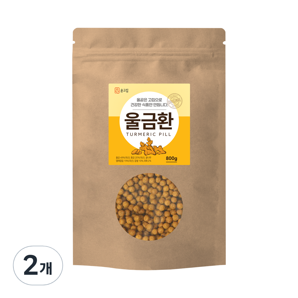 윤고집 울금환, 800g, 2개 76,000원