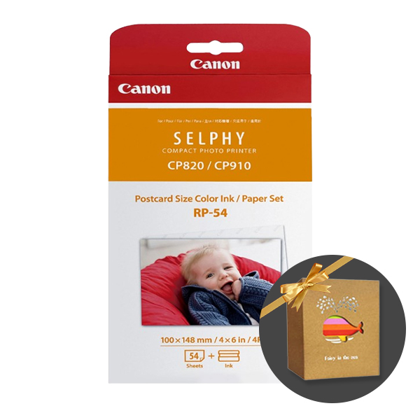캐논 셀피 RP-54 포토인화지 엽서사이즈 54매 포켓앨범 포함 26,900원