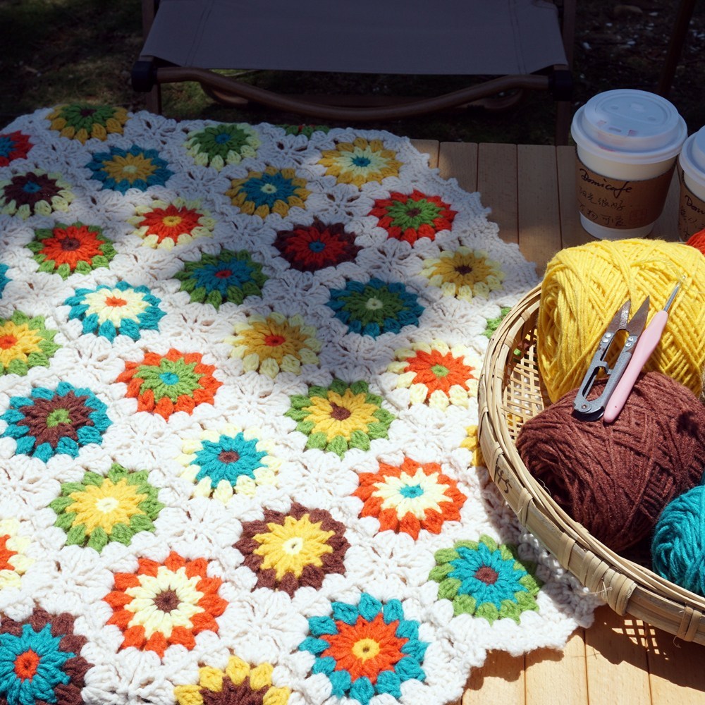 담요 수제 코바늘 손뜨개 쇼파 커버 블랭킷 타월 여름 담요 120x60cm 59,900원