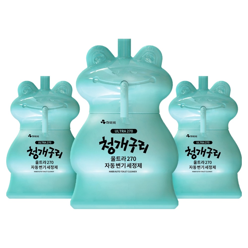 하비비 청개구리 울트라 270 자동 변기세정제 24,800원