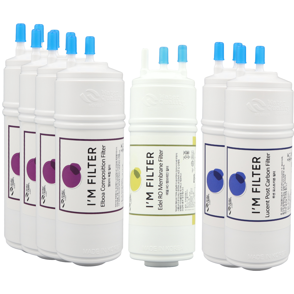 아임필터 코웨이 정수기 호환필터 CHPI-6500L 세트, 1개, 2년세트(복합4개+RO1개+포스트카본2개) 90,000원