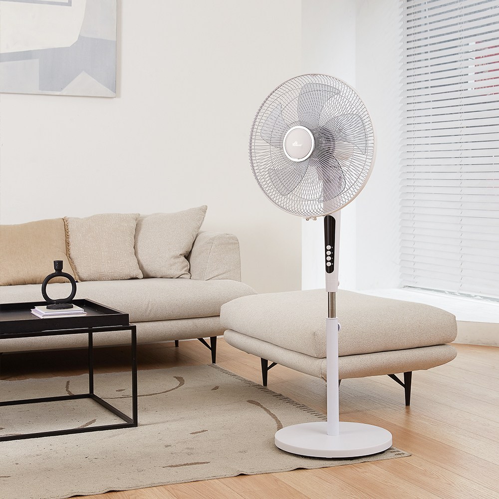 한일전기 가정용 사무용 거실용 상가용 리빙형 스탠드 키높이 16인치 선풍기 59,800원
