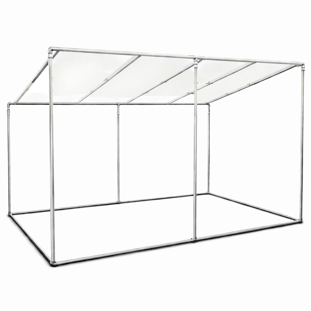 국내배송 비닐하우스 프레임 간이창고 농막 소형창고 구조물 지지대 파이프, 1세트 162,000원