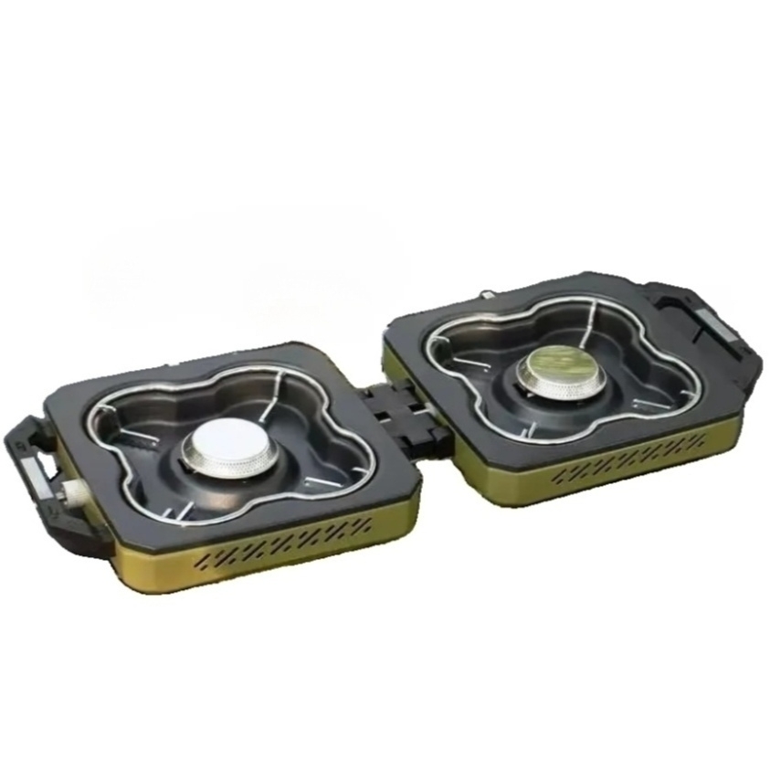 BUERK 캠핑 스토브 더블 버너 휴대용 고화력 접이식 버너 캠핑 차박 야외요리 필수템 82,600원