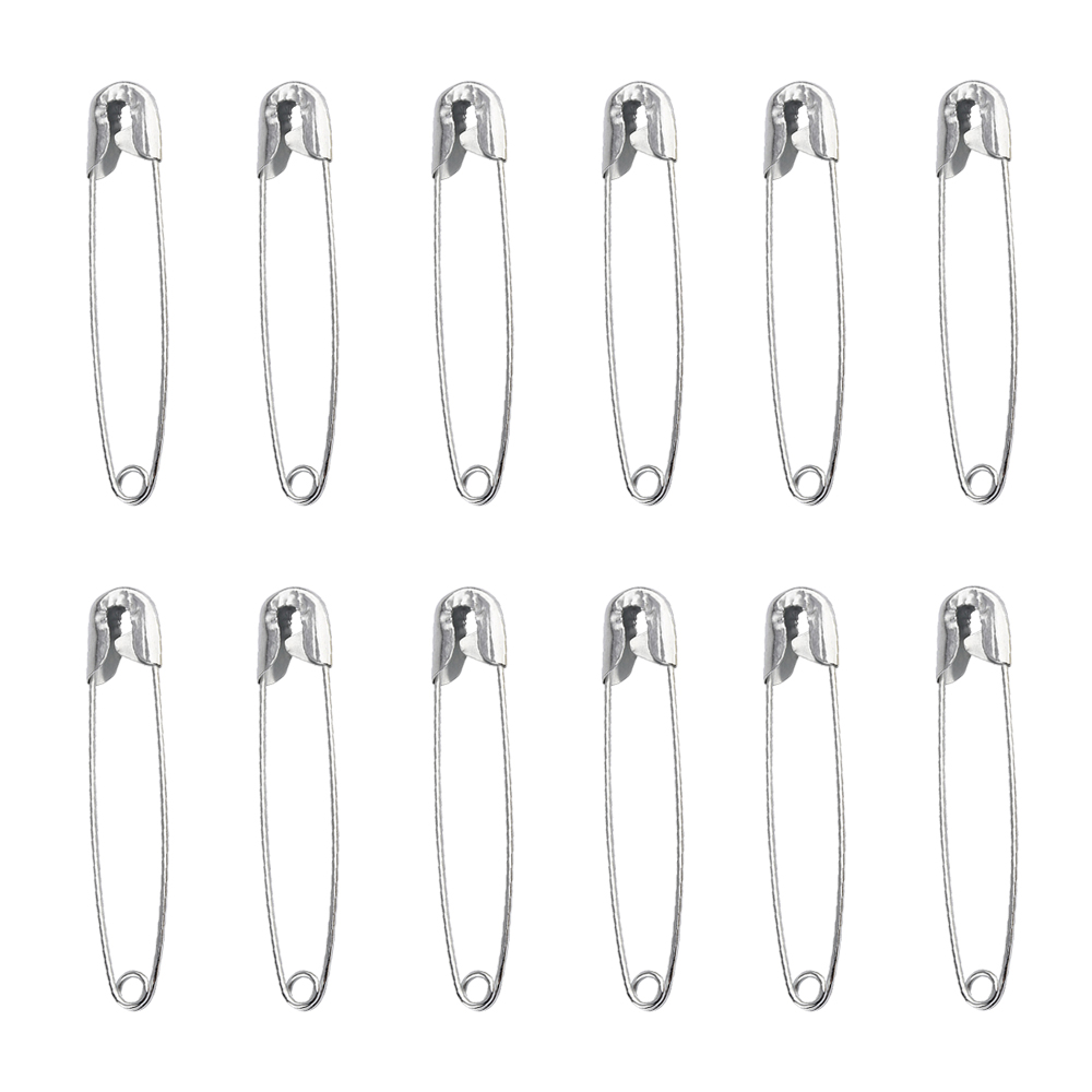 옷핀 45mm 크롬 옷핀 중형 4.5cm 고정 삔, 12개, 실버 4,600원