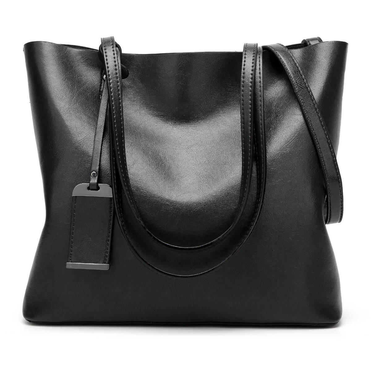 SHOPPI 여성 모던 가죽 대용량 토트백 숄더백 크로스백 34,540원